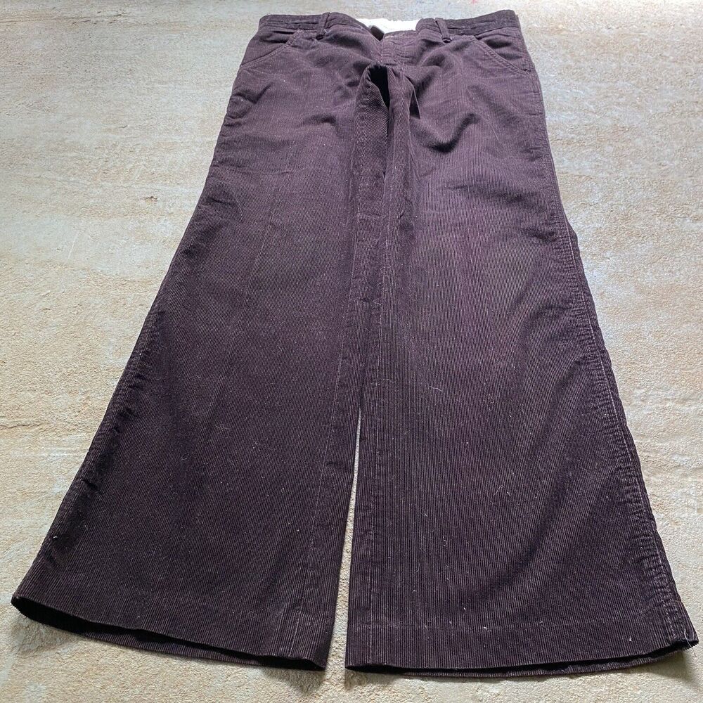 Vintage Levi’s Panatela Corduroy Bellbottoms Mens Size 36x31 Brown 60s 70s Talon